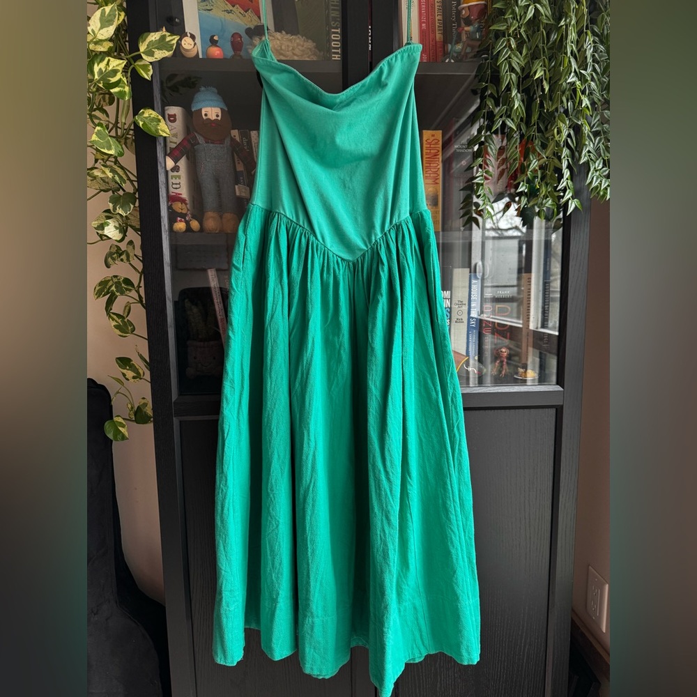 Free People Onda Drop-Waist Tube Midi Dress